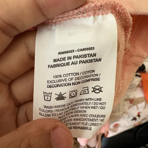 Nike Women's Cropped Washed Sweatshirt Size Medium BQ8031-697 Baby Pink - Picture 8 of 8